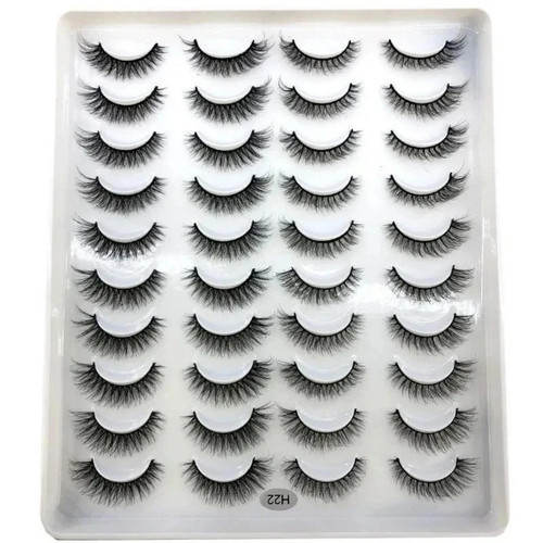 20pairs false eyelashes mink - 20pairs,